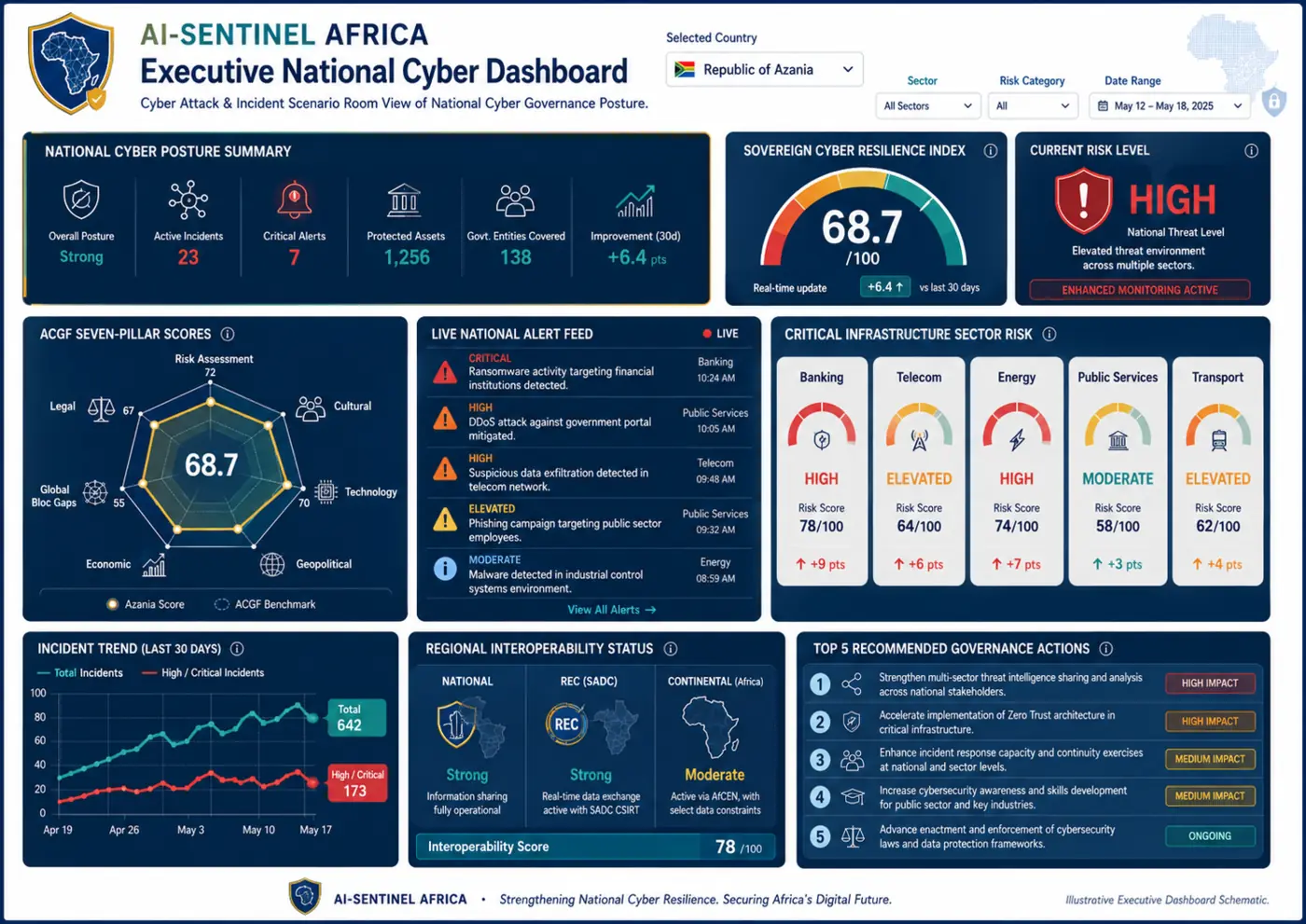 Illustrative evidence and executive dashboard